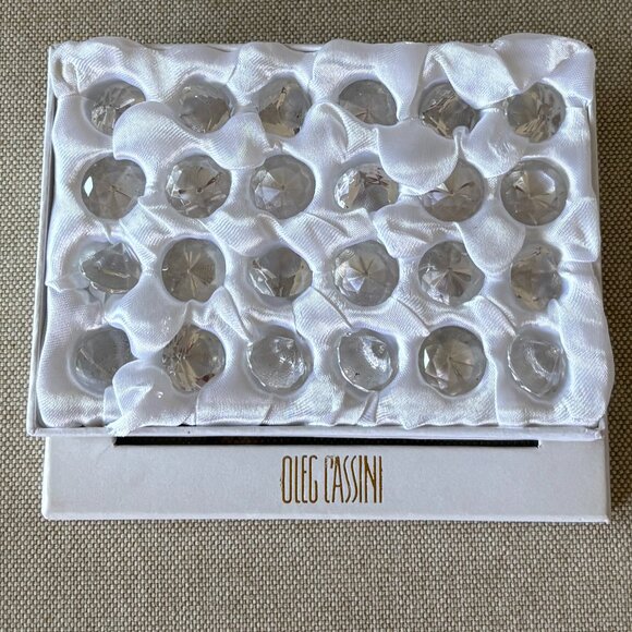 Oleg Cassini Crystals Paperweights Table Decor 96 crystals - Picture 2 of 5